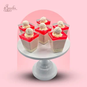 Strawberry Mousse Cake – (Set Of 6)
